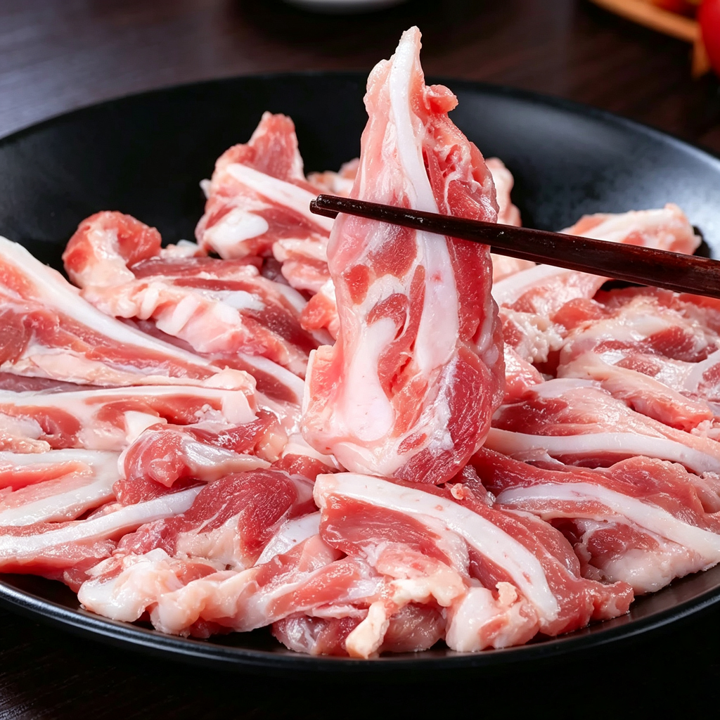 Raw Pork Crispy Rib Strips
