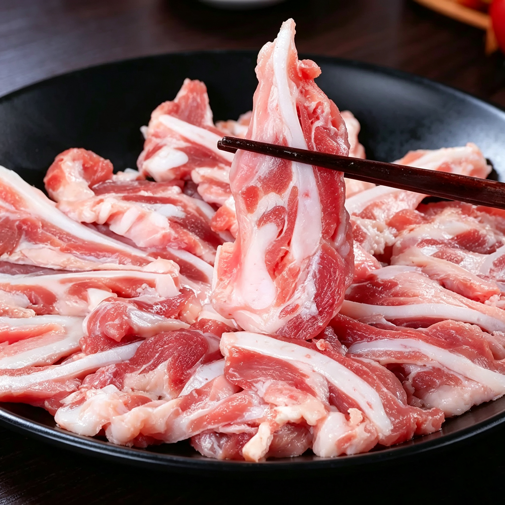 Raw Pork Crispy Rib Strips