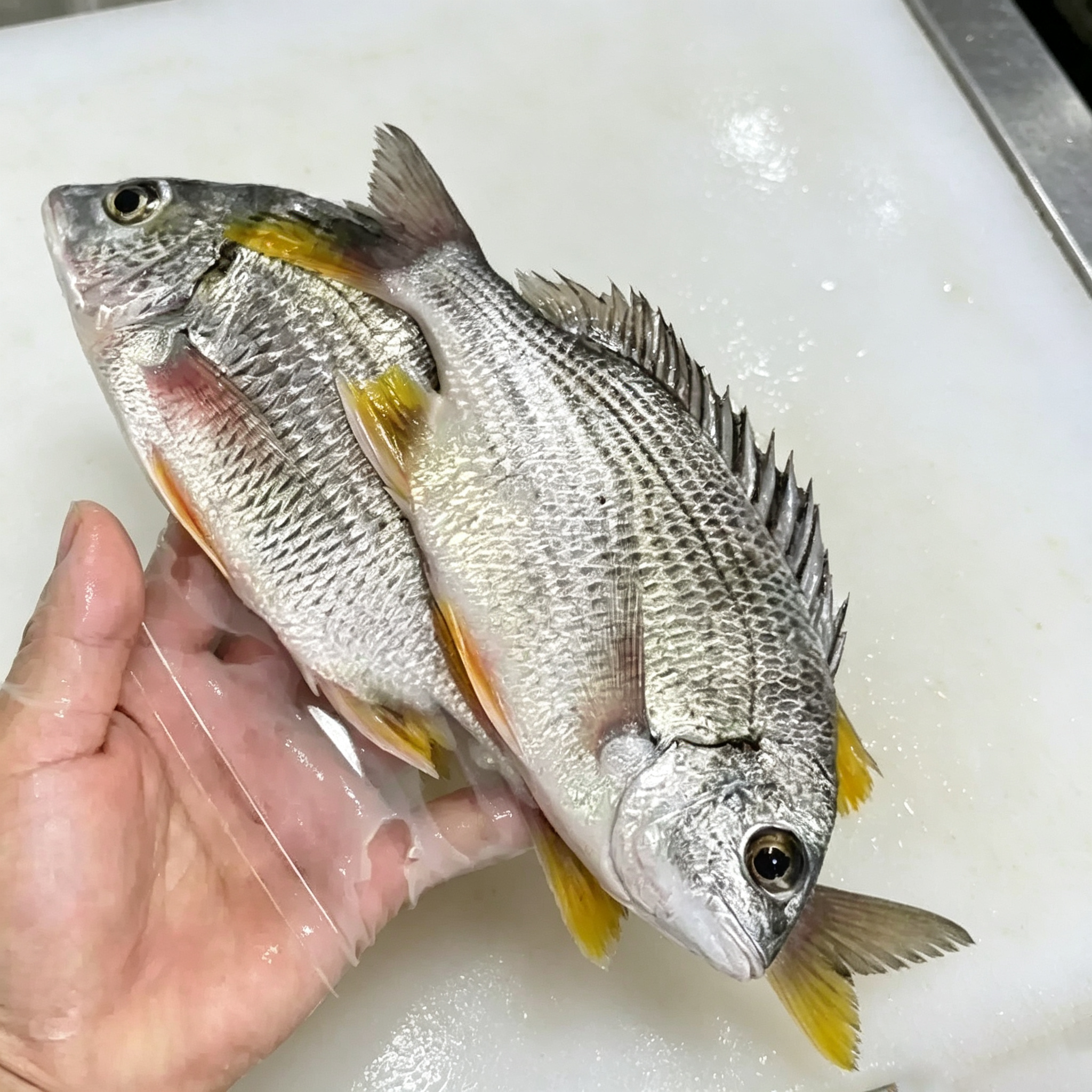 Raw Yellowfin Sea Bream