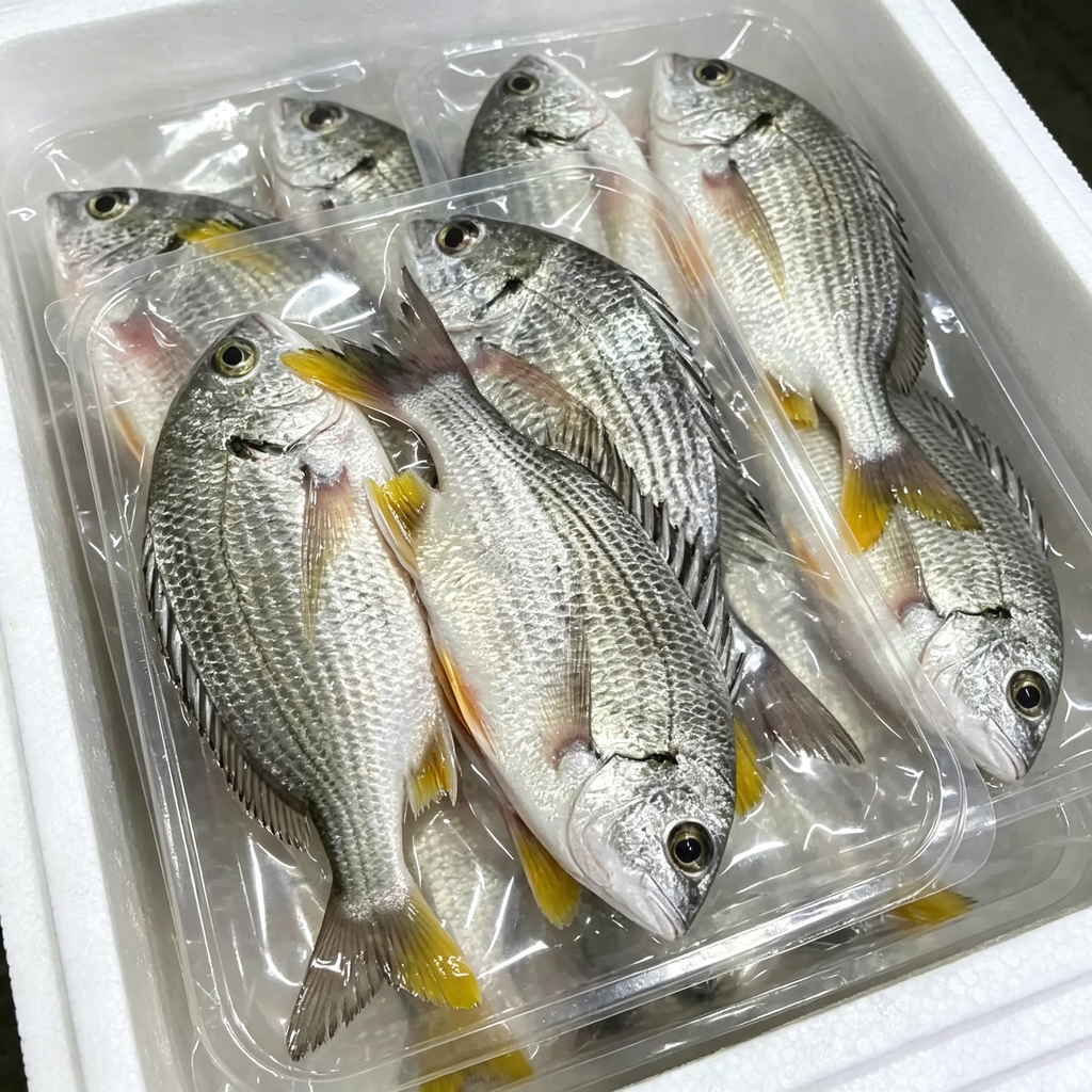 Raw Yellowfin Sea Bream